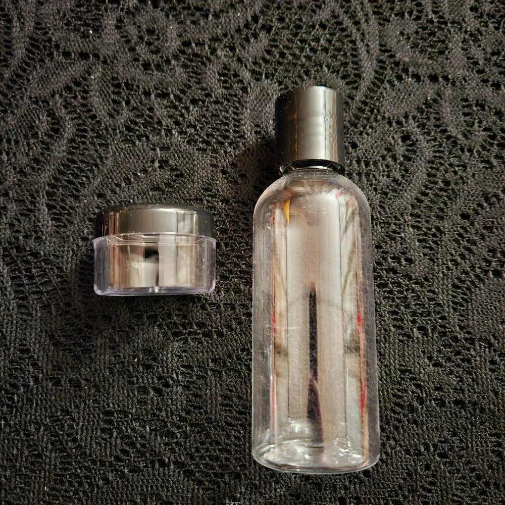 NWOT MyTagalongs Travel Bottle Set w/ Case (9 pieces total)